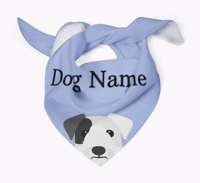 Personalised Dog Bandana with Peeking Yappicons for {dogsName}